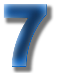 number 7 graphic