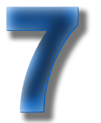 number 7 graphic